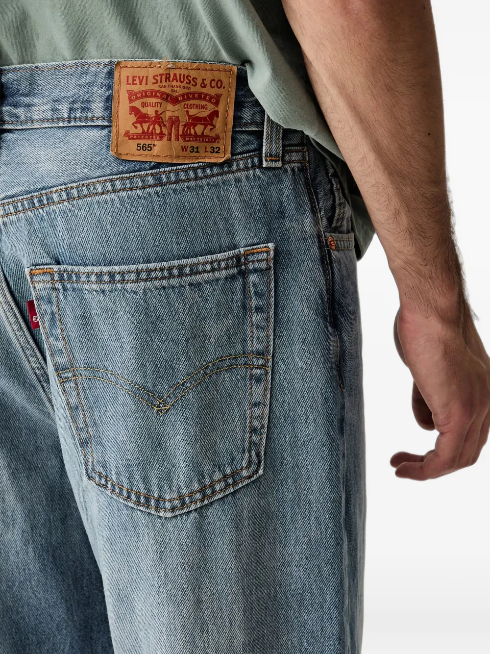 Levi's 565 loose-fit jeans Blauw