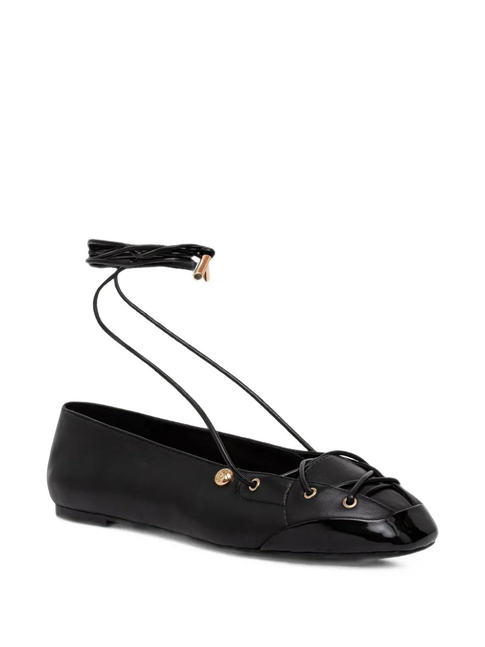 LIU JO Ballerina's met veters Zwart