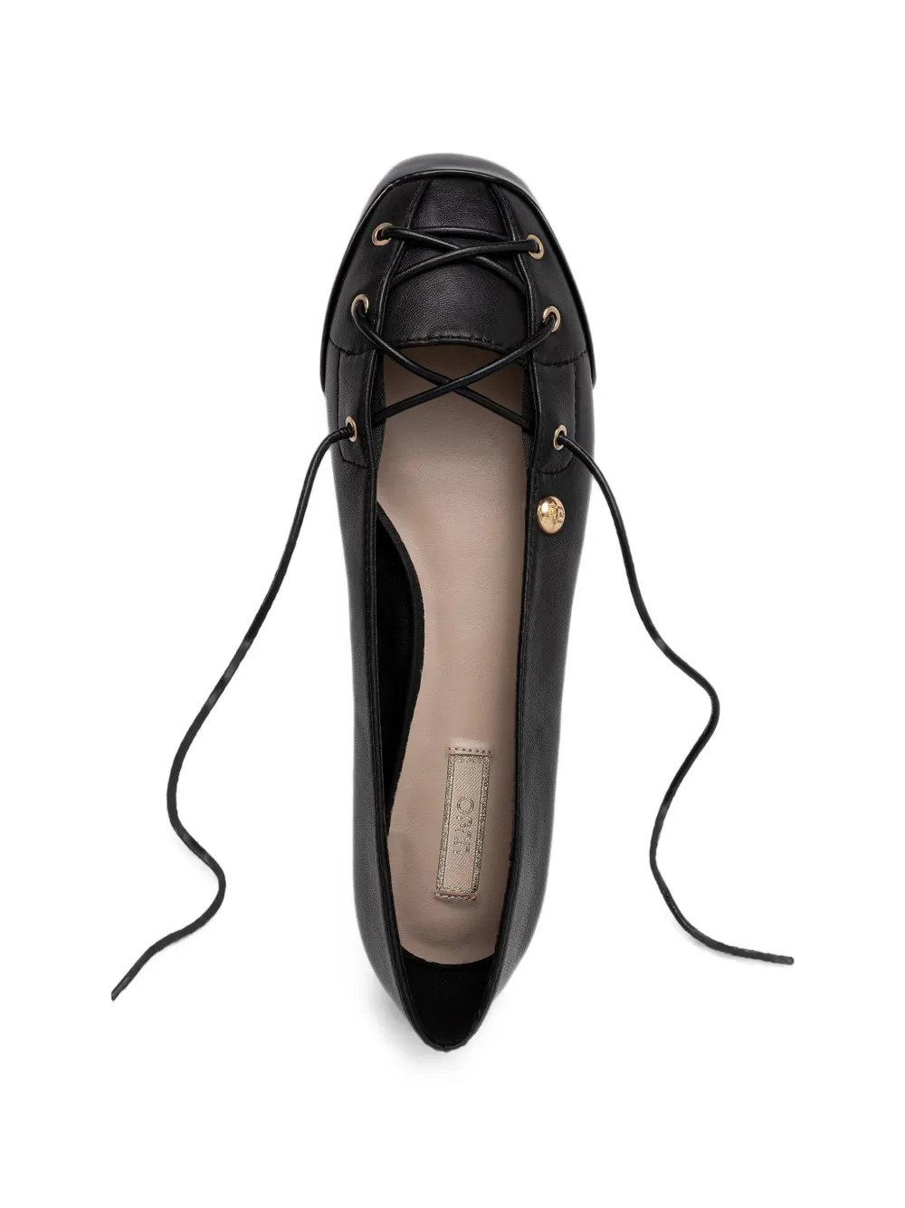 LIU JO Ballerina's met veters Zwart