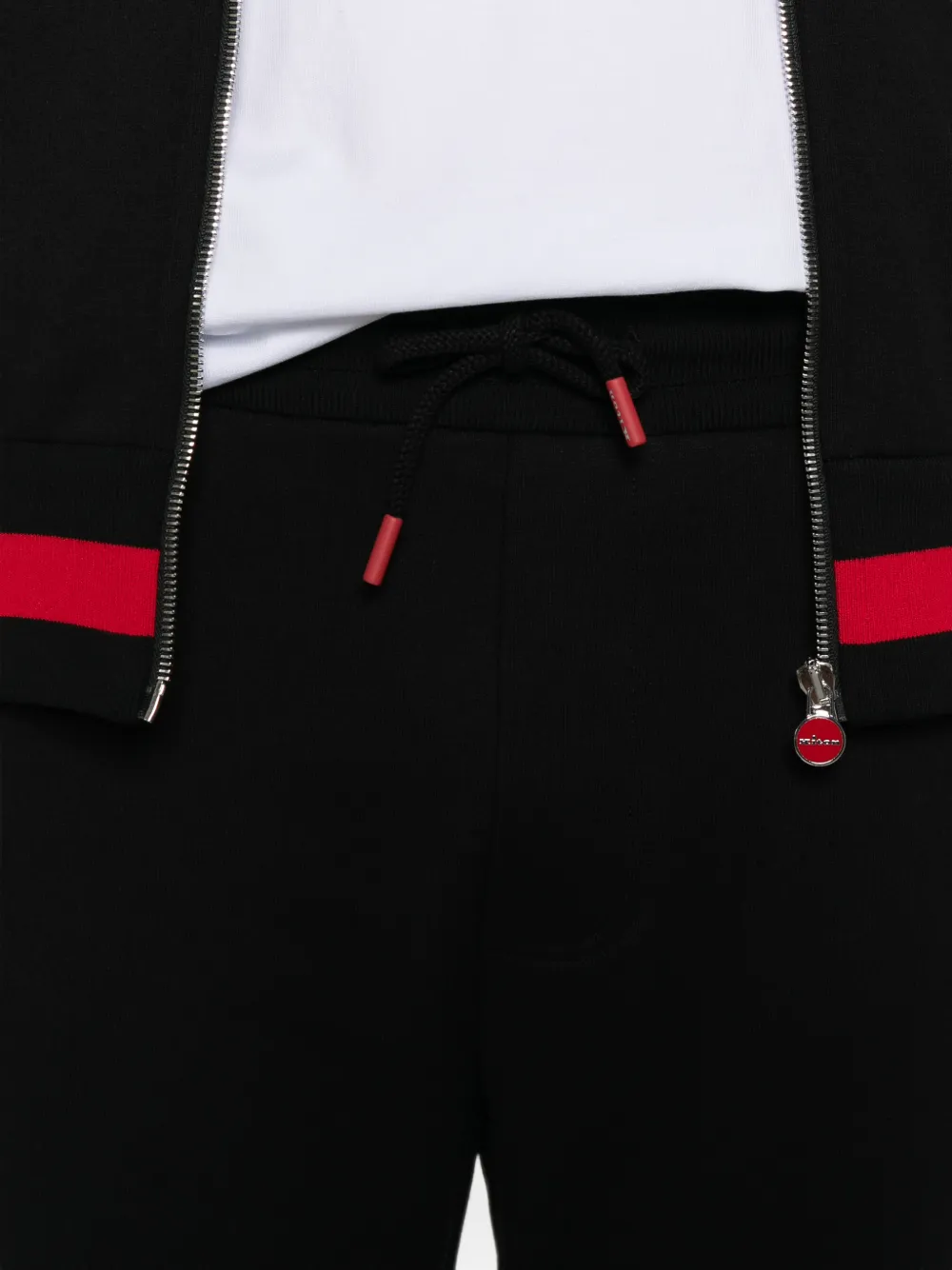 Kiton Trainingspak met contrasterende afwerking Zwart