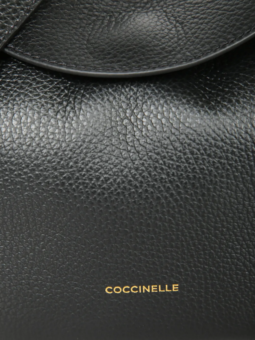 Coccinelle Leren schoudertas Zwart