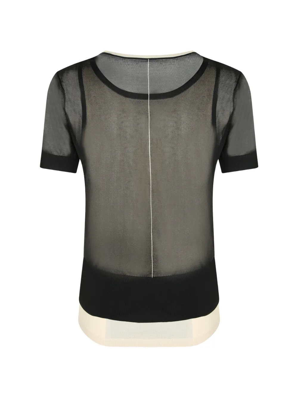 Paul Smith black double-layer T-Shirt Zwart