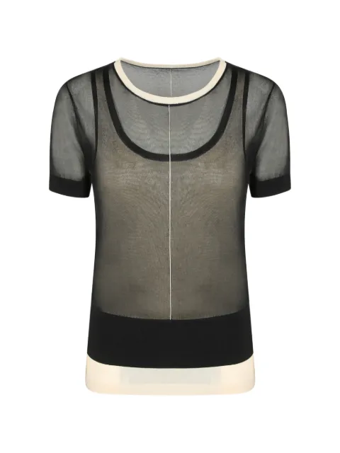 Paul Smith black double-layer T-Shirt