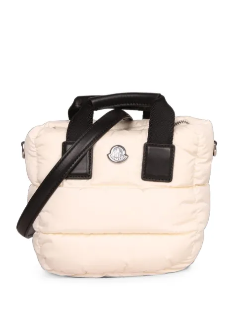 Moncler Caradoc quilted logo-patch mini bag