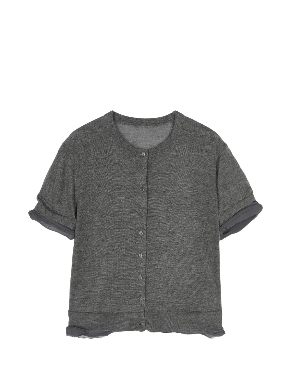 LESS Cardigan a maniche corte - Grigio