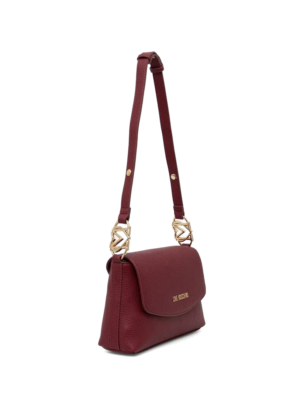 Love Moschino Crossbodytas met logo Rood