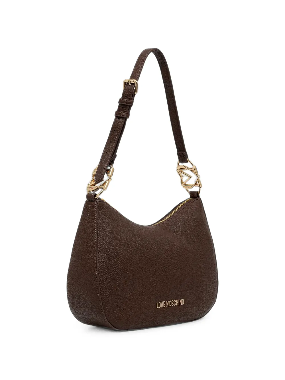 Love Moschino Schoudertas met logo Bruin