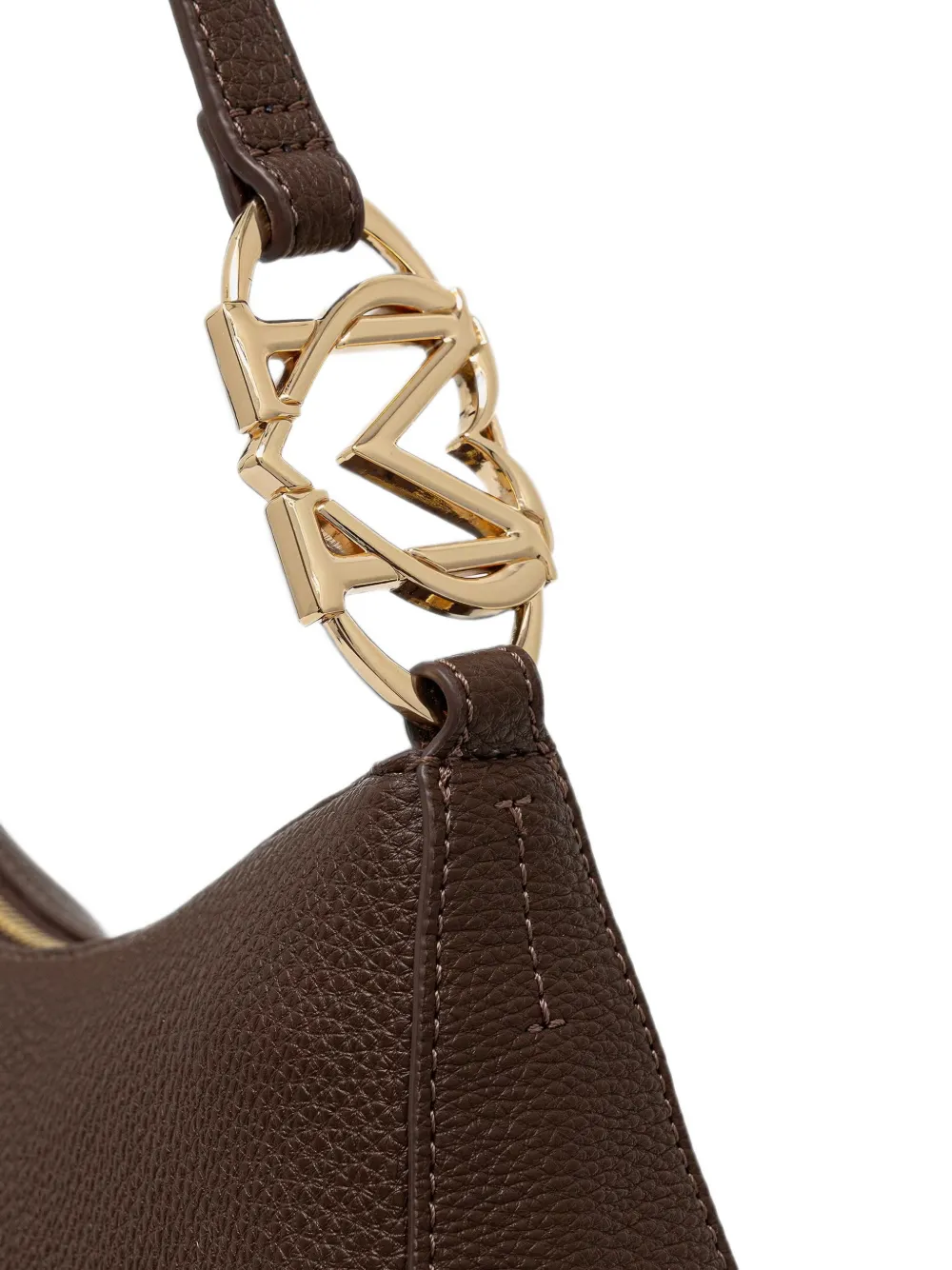 Love Moschino Schoudertas met logo Bruin