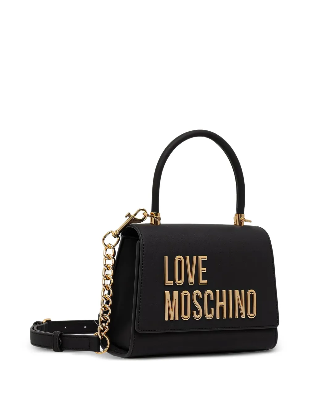 Love Moschino Shopper met logo Zwart