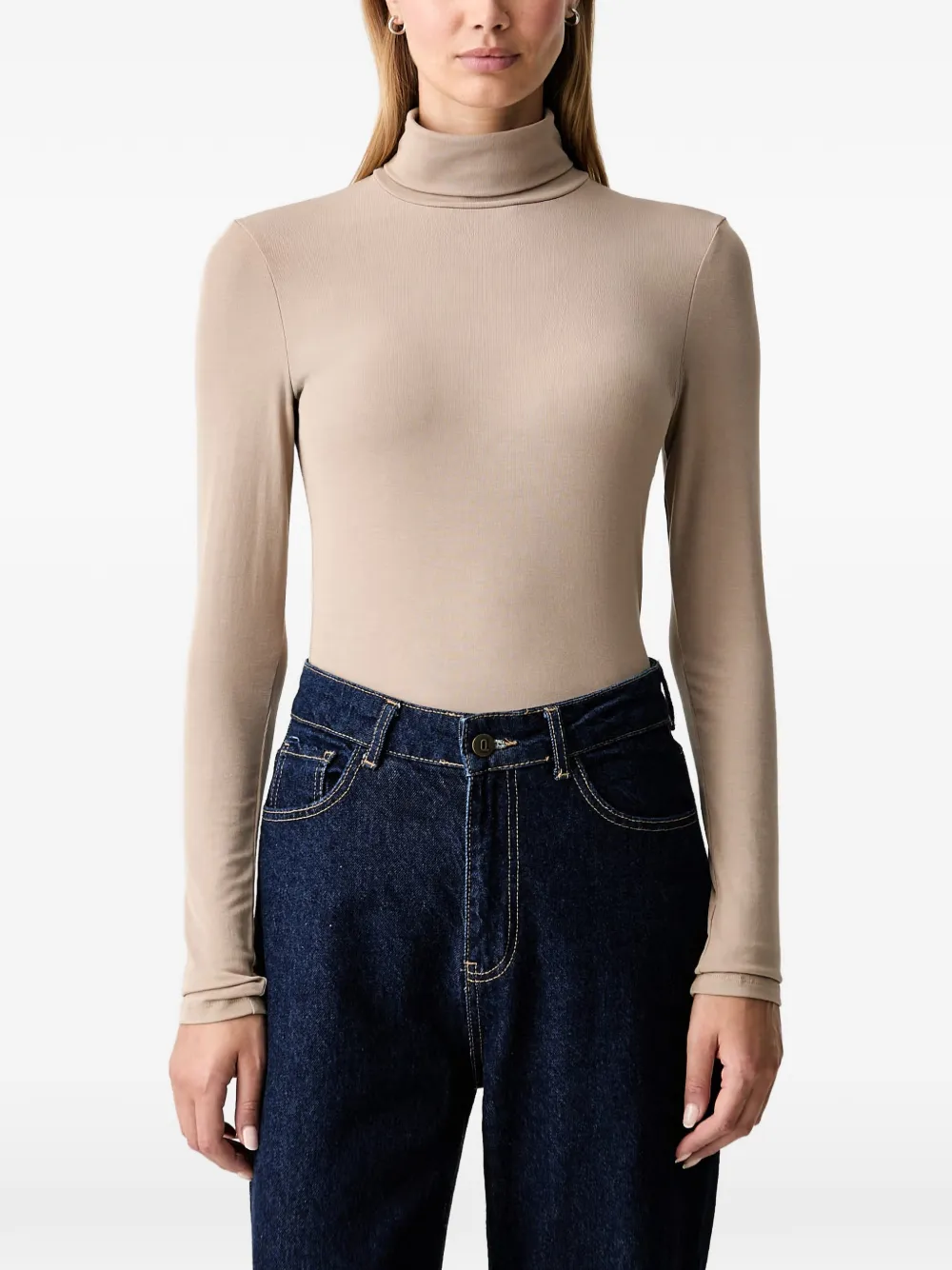 Marc O'Polo roll-neck long-sleeve top - Toni neutri