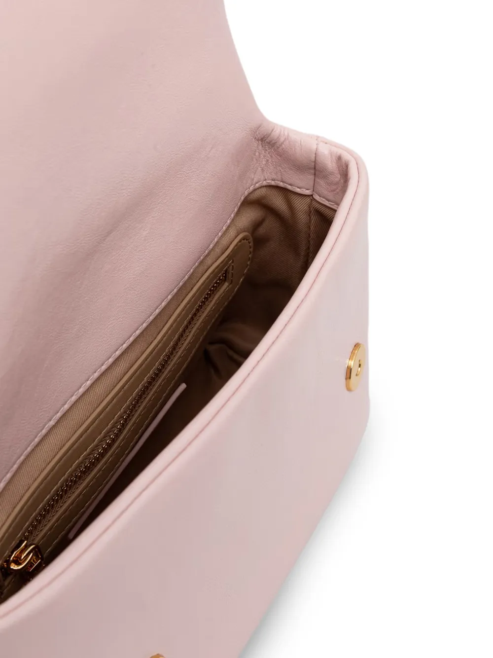 Love Moschino Shopper met gedraaid handvat en hartpatch Roze