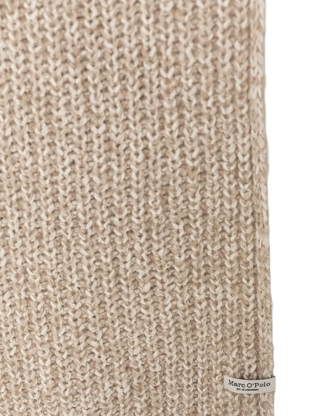 Marc O'Polo Grofgebreide sjaal Beige