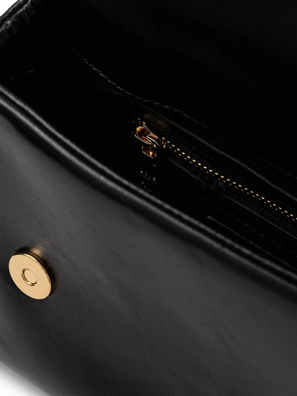 Love Moschino Shopper met gedraaid handvat en hartpatroon Zwart