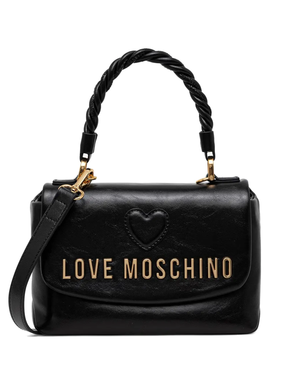 Love Moschino heart-motif twisted-handle tote bag · OS
