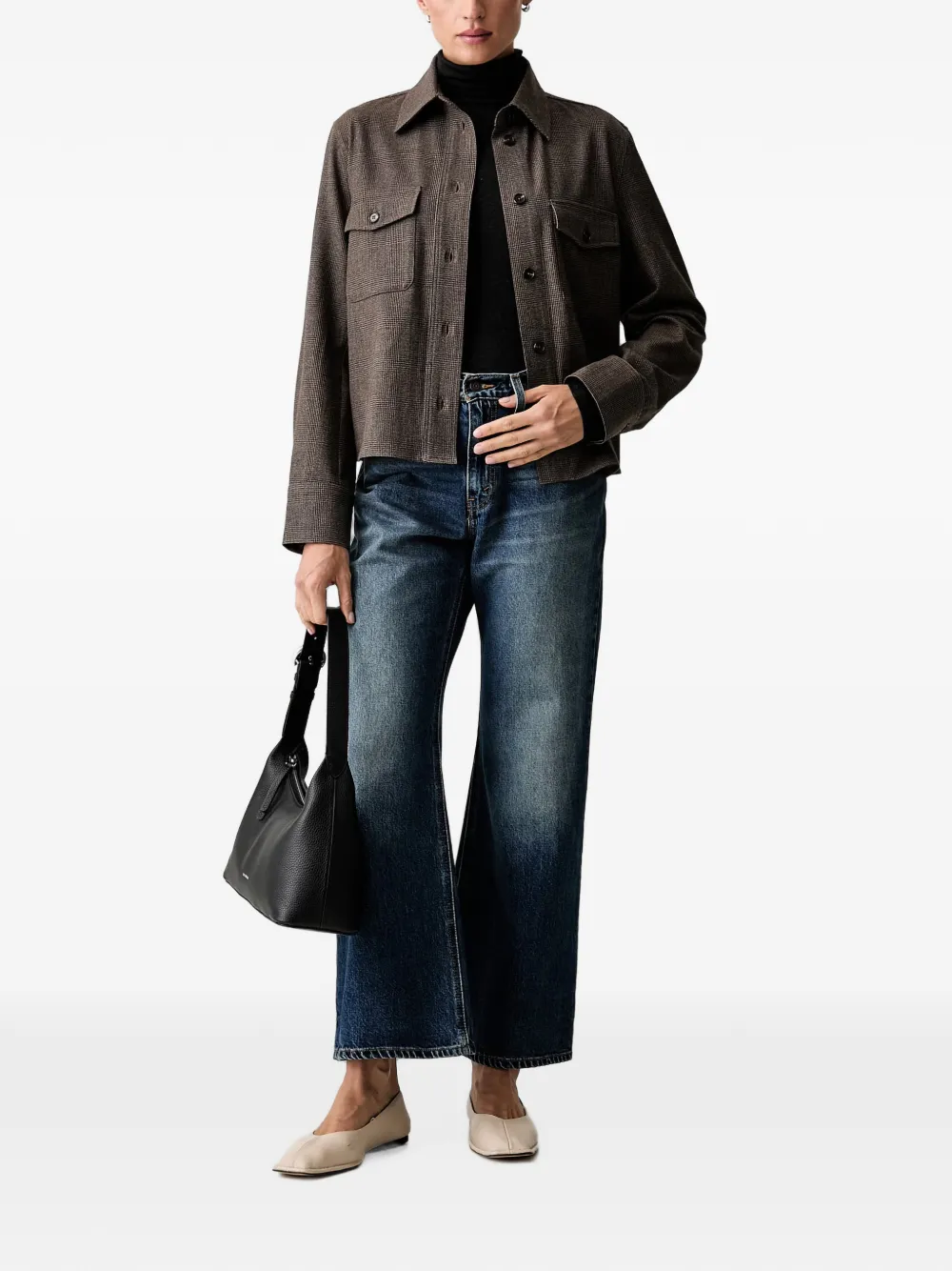 Marc O'Polo T-shirt met lange mouwen Grijs