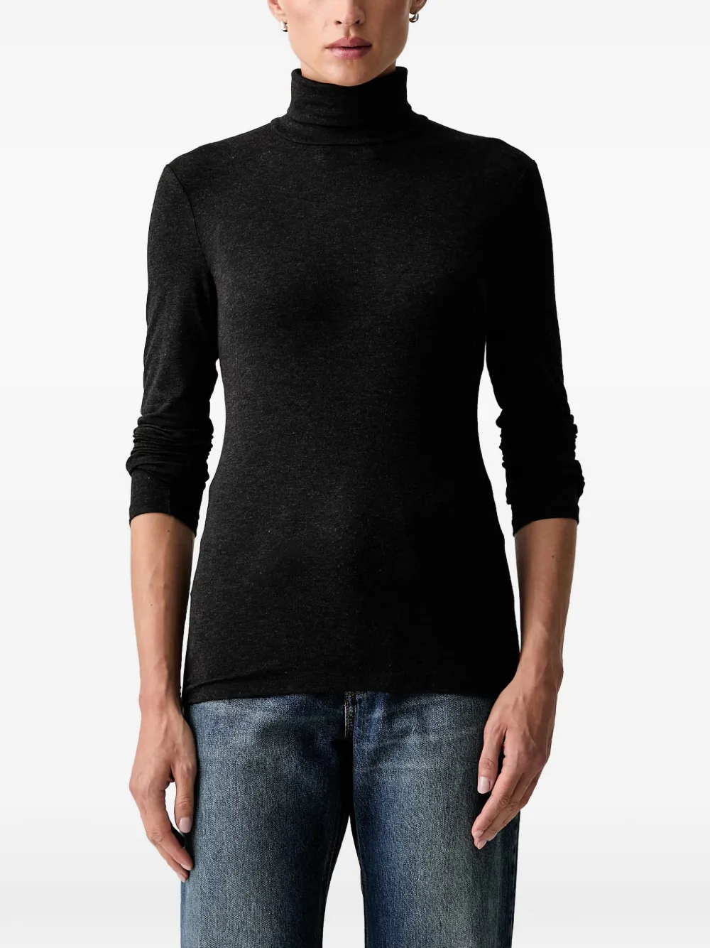 Marc O'Polo roll-neck long-sleeve T-shirt - Grigio