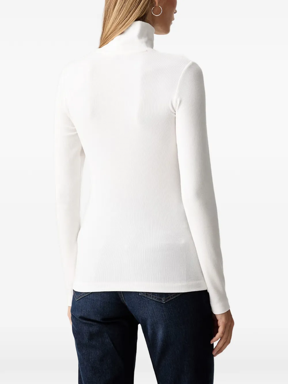 Marc O'Polo Ribgebreide coltrui Wit