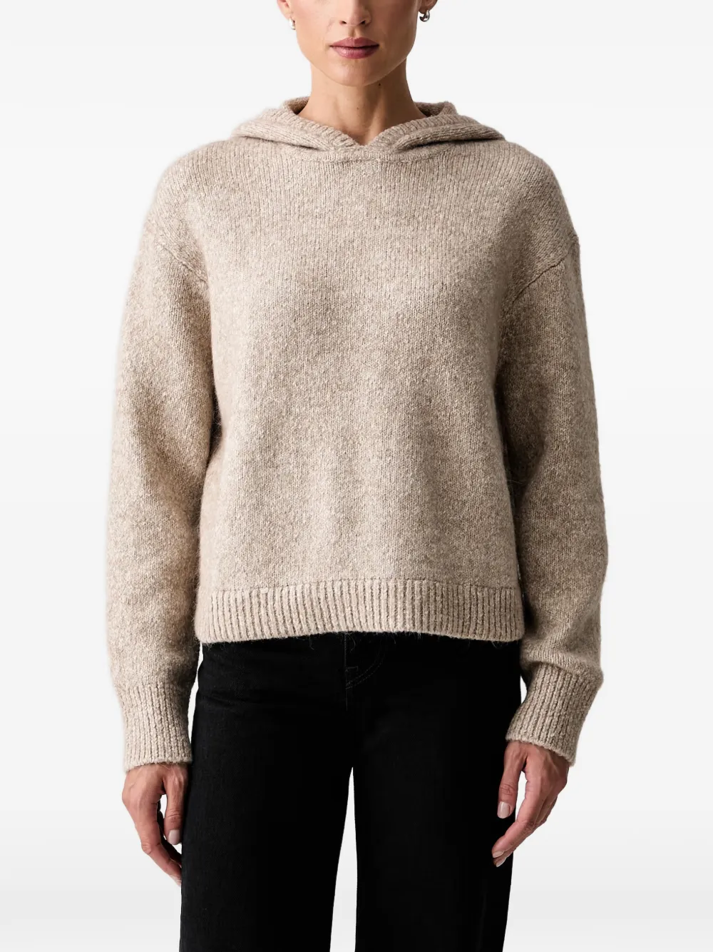 Marc O'Polo knitted long-sleeve hoodie - Toni neutri