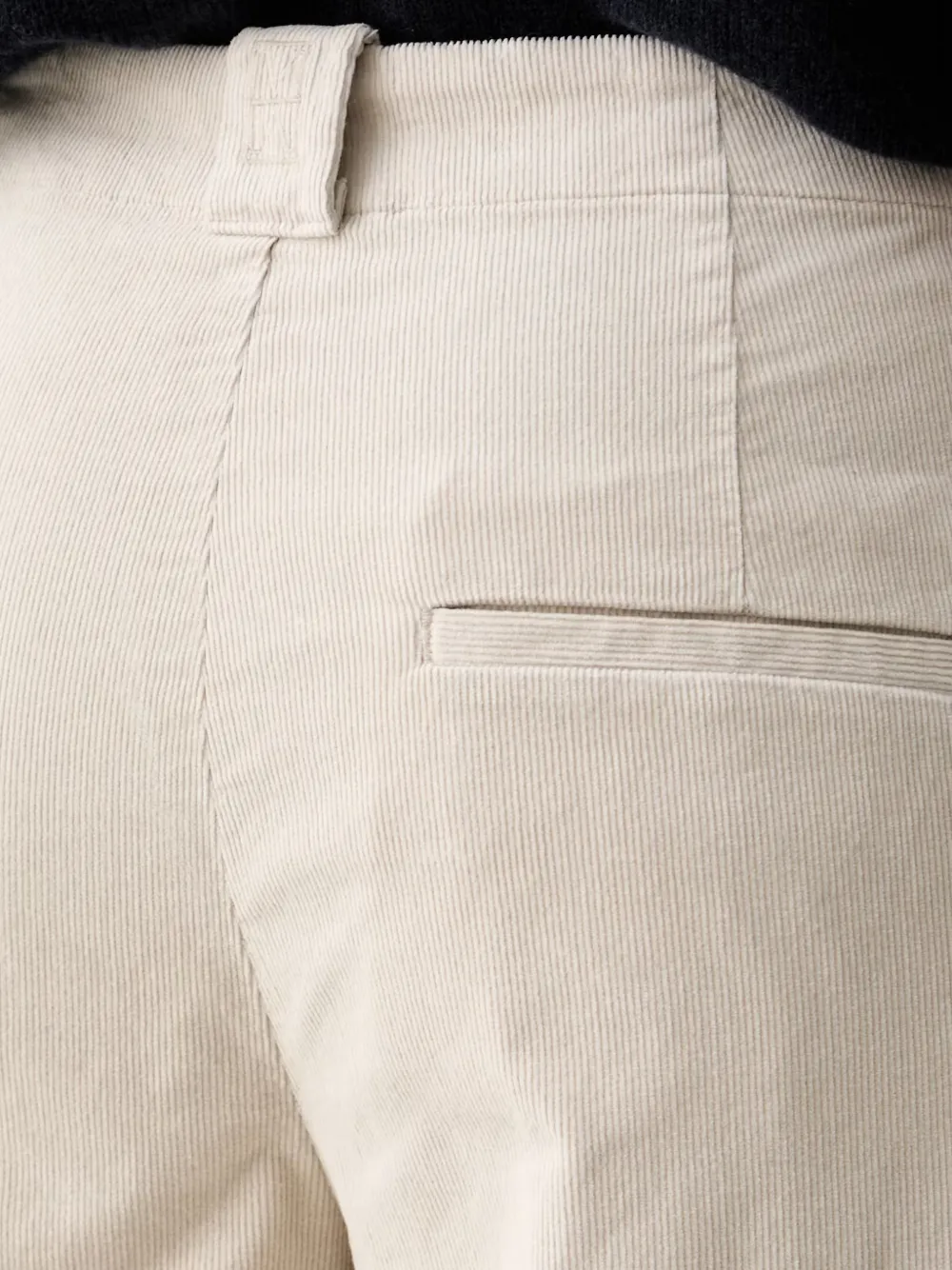 Marc O'Polo Margo ribfluwelen broek met wijde pijpen Beige