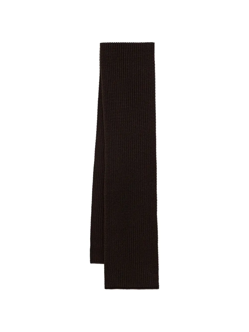 Marc O'polo Ribbed-knit Scarf In Braun