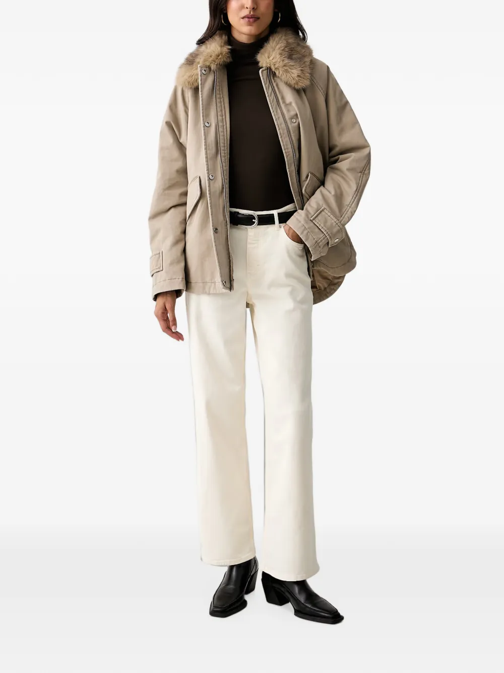 Marc O'Polo roll-neck long-sleeve sweater