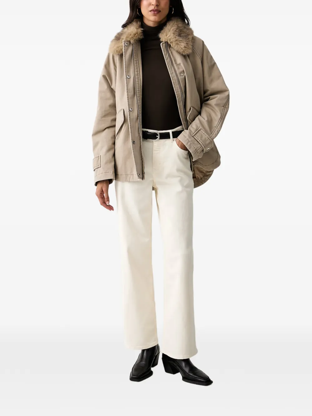 Marc O'Polo roll-neck long-sleeve sweater