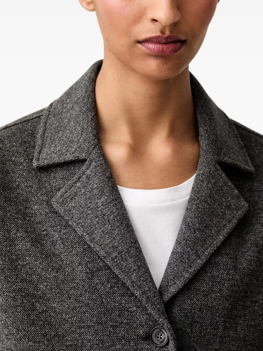 Marc O'Polo button-up flap-pocket jacket Grijs