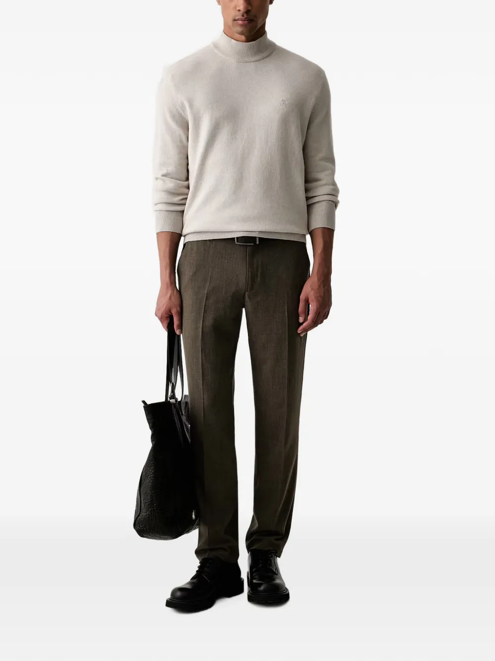 Marc O'Polo Trui met hoge hals Beige