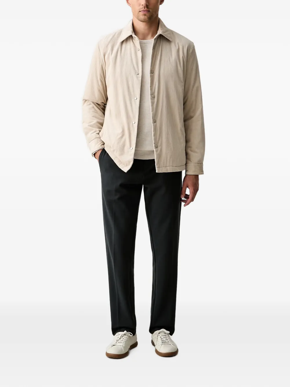 Marc O'Polo Ribfluweel shirtjack Beige