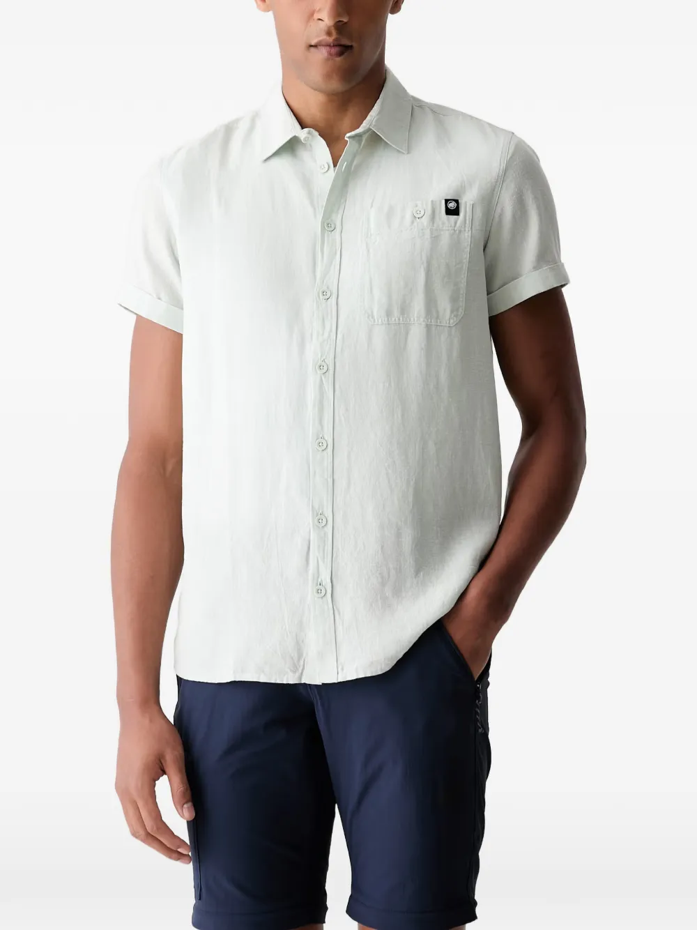 Mammut Alvra short-sleeved chest-pocket shirt