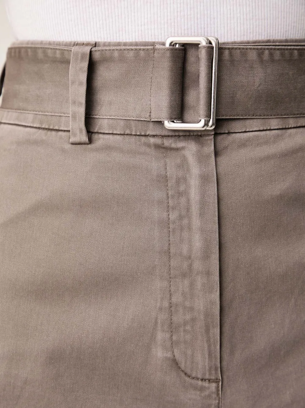Marc O'Polo Broek met wijde pijpen Grijs