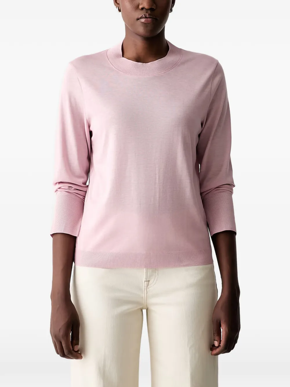 Marc O'Polo slit-cuff sweater - Rosa