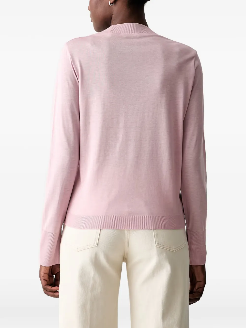 Marc O'Polo Trui met split op de manchetten Roze