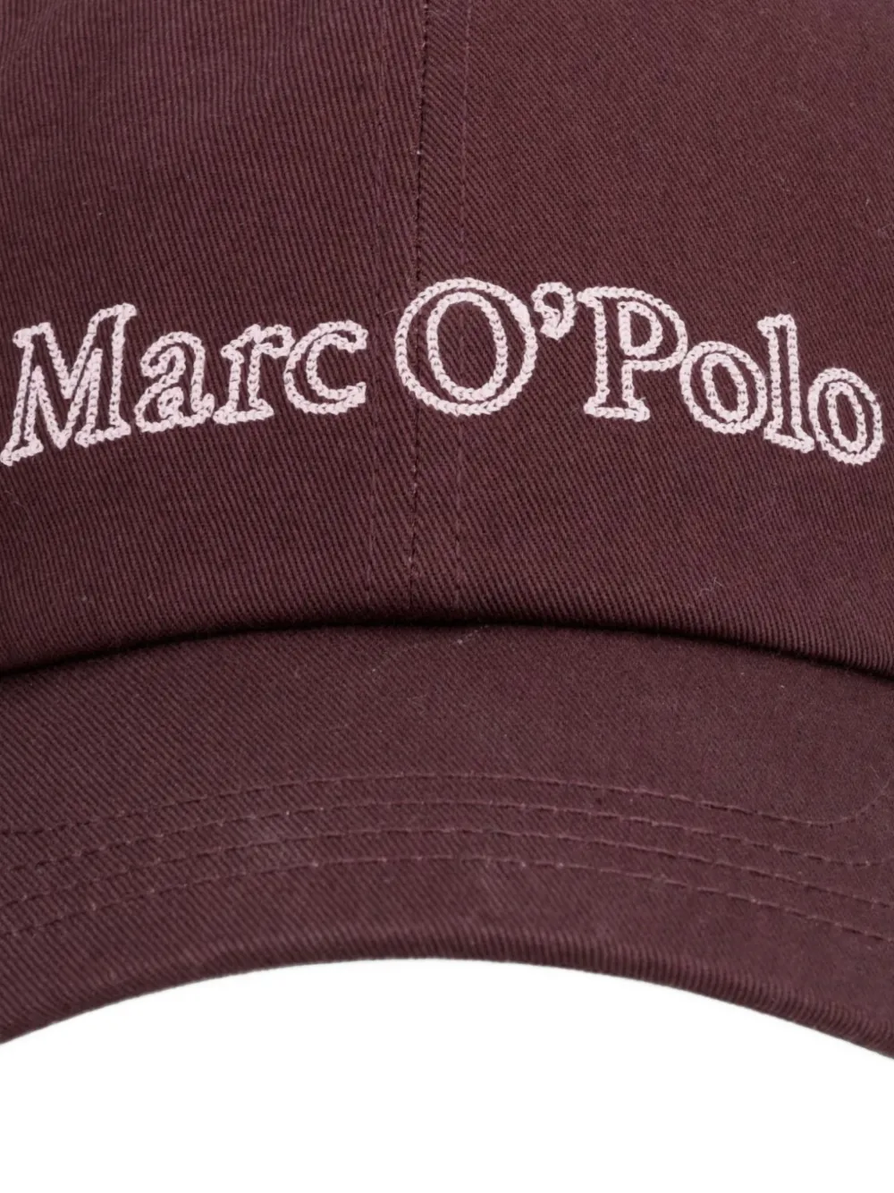Marc O'Polo logo-embroidered baseball cap Rood