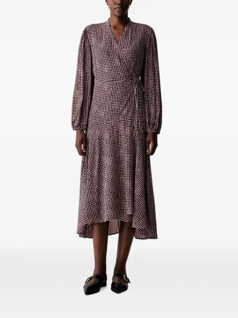 Marc O'Polo A-line wrap midi dress