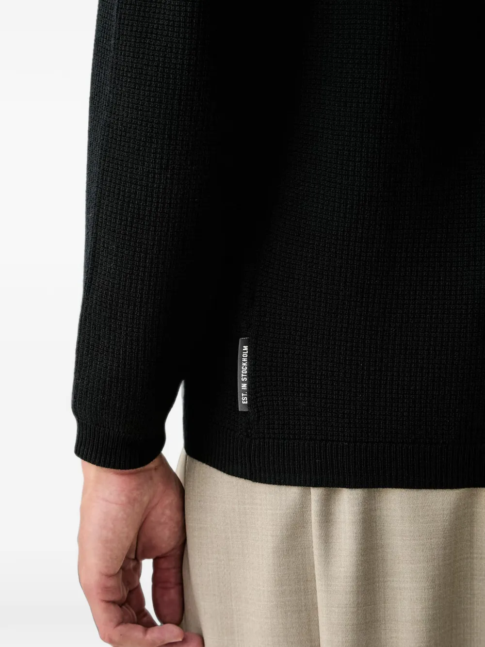 Marc O'Polo Button-up vest Zwart