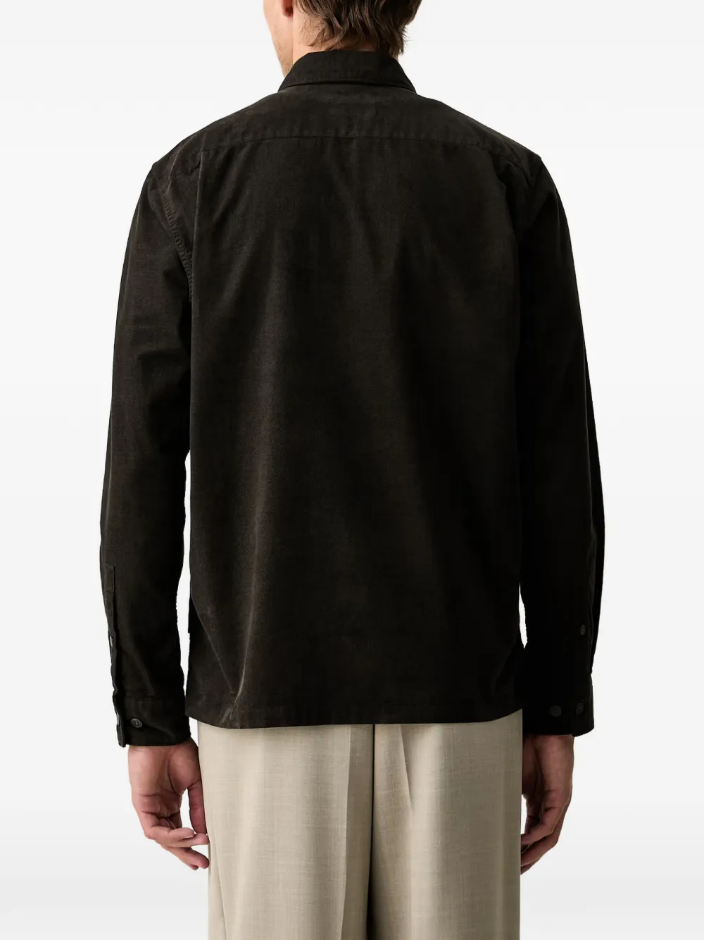 Marc O'Polo corduroy button-up shirt Bruin