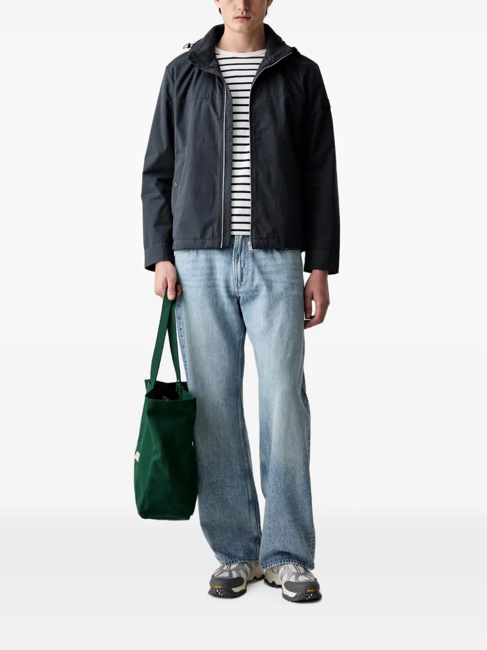 Marc O'Polo Jack met capuchon Grijs