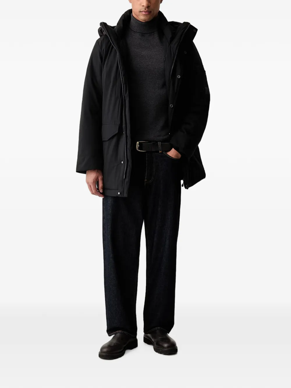 Marc O'Polo Parka met capuchon Zwart