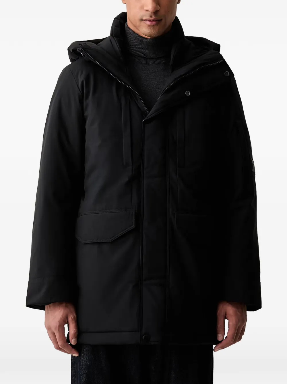 Marc O'Polo hooded parka jacket - Nero