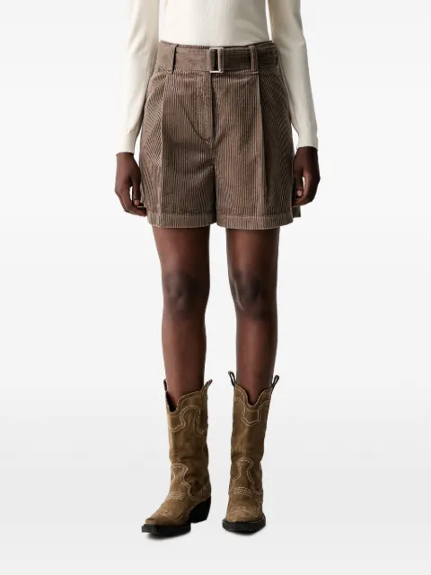 Marc O'Polo belted corduroy shorts