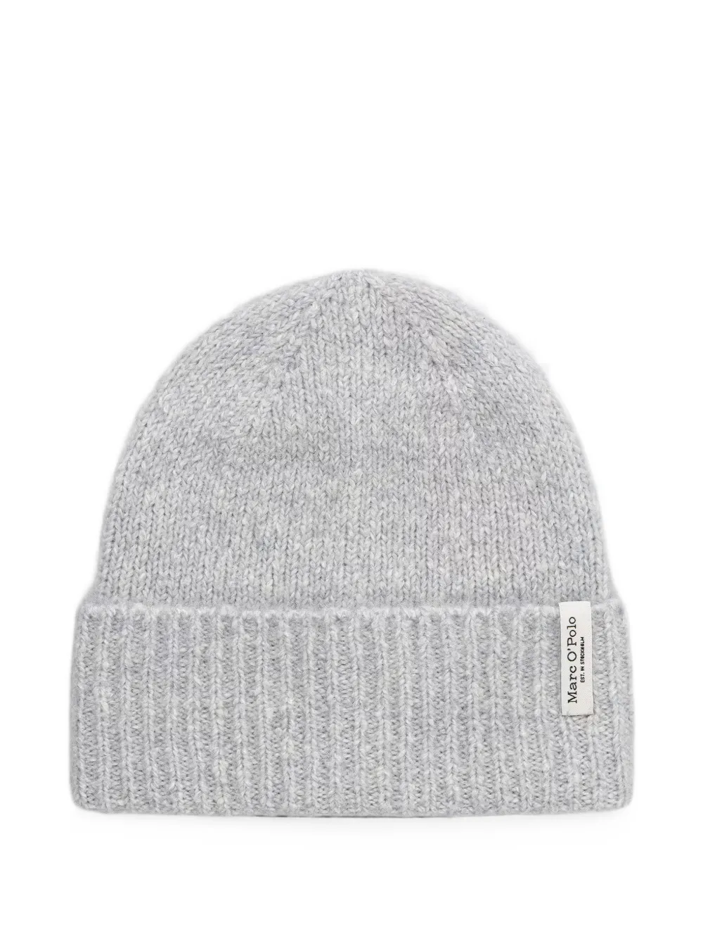 Marc O'Polo ribbed-knit beanie hat - Grigio