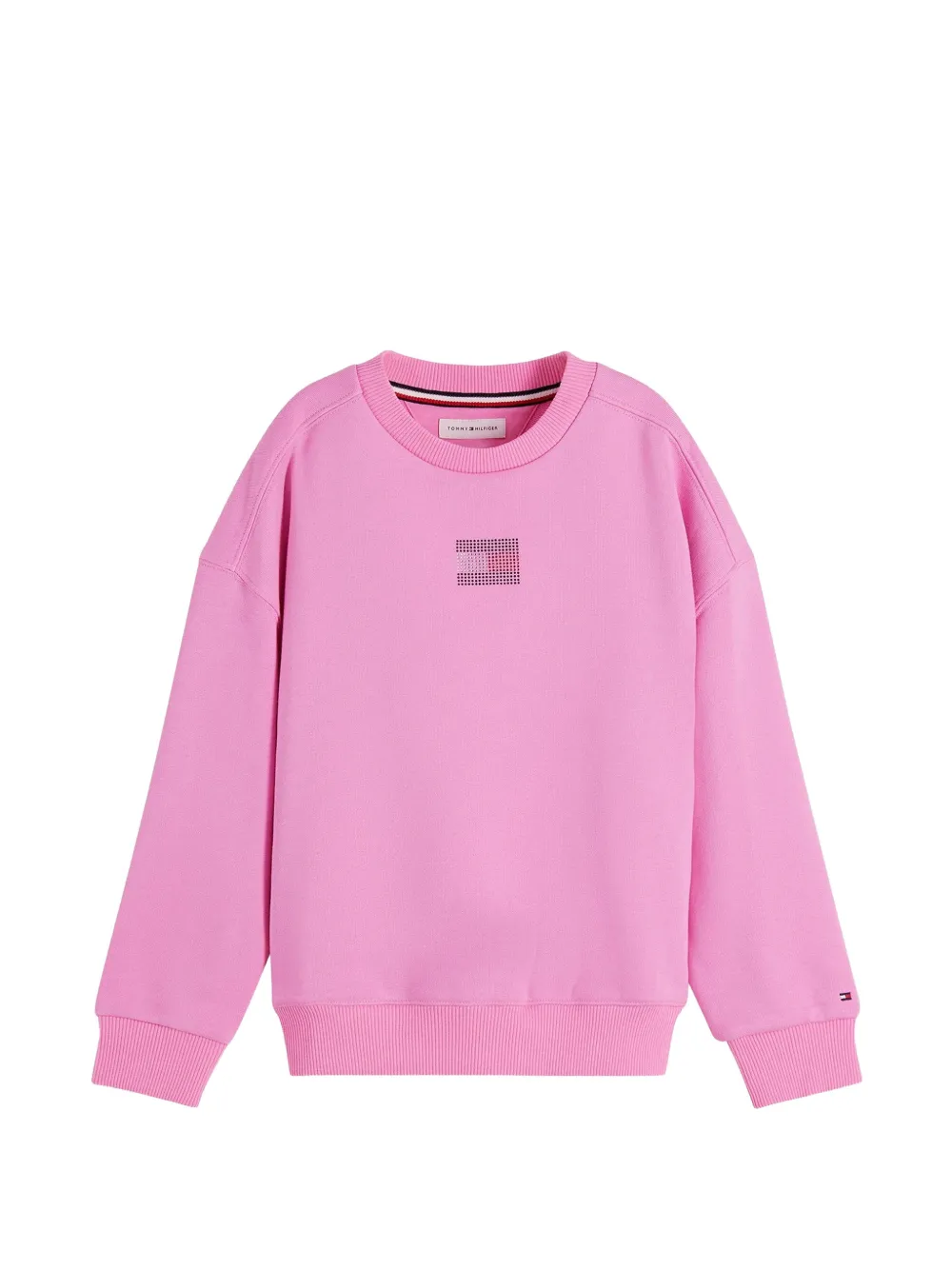 Tommy Hilfiger Junior Felpa con strass - Rosa