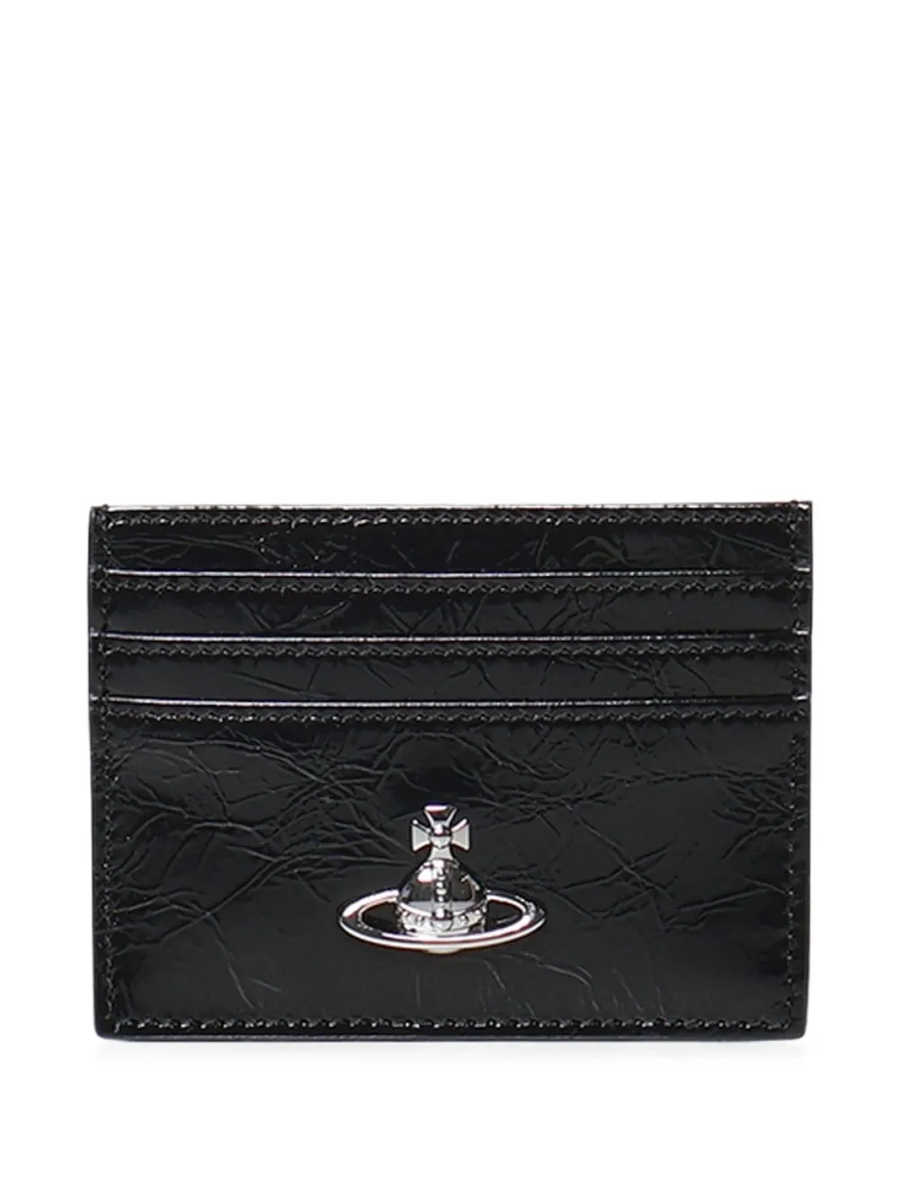 Vivienne Westwood Orb plaque card holder - Nero