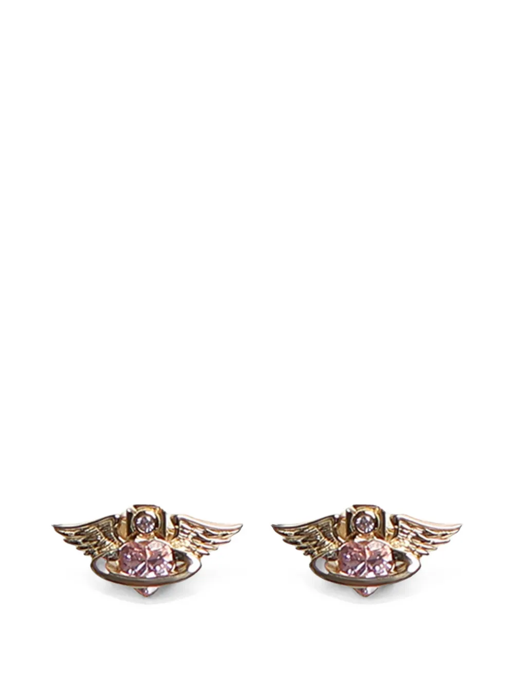 Vivienne Westwood Orb heart earrings - Oro