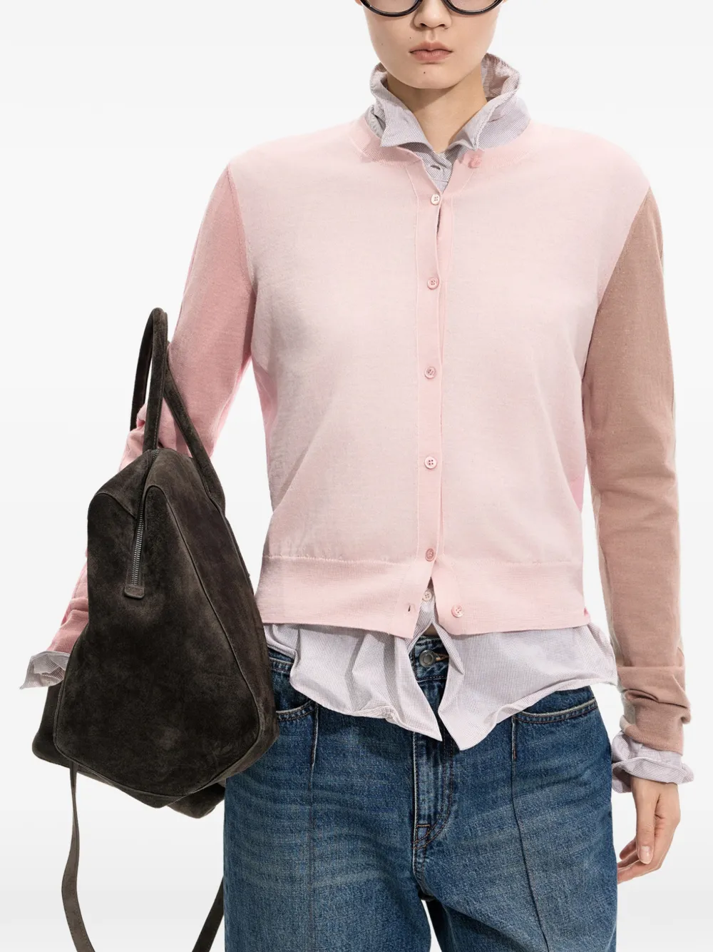 JNBY Vest met colourblocking Roze