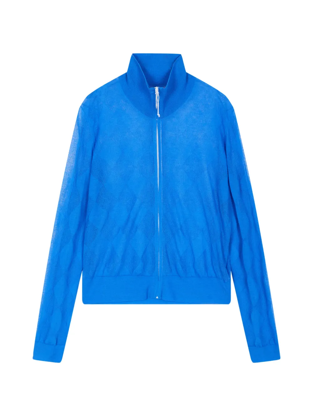 JNBY Cardigan a quadri jacquard - Blu