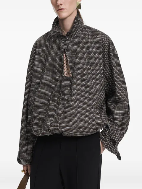 JNBY camisa oversize con estampado geométrico