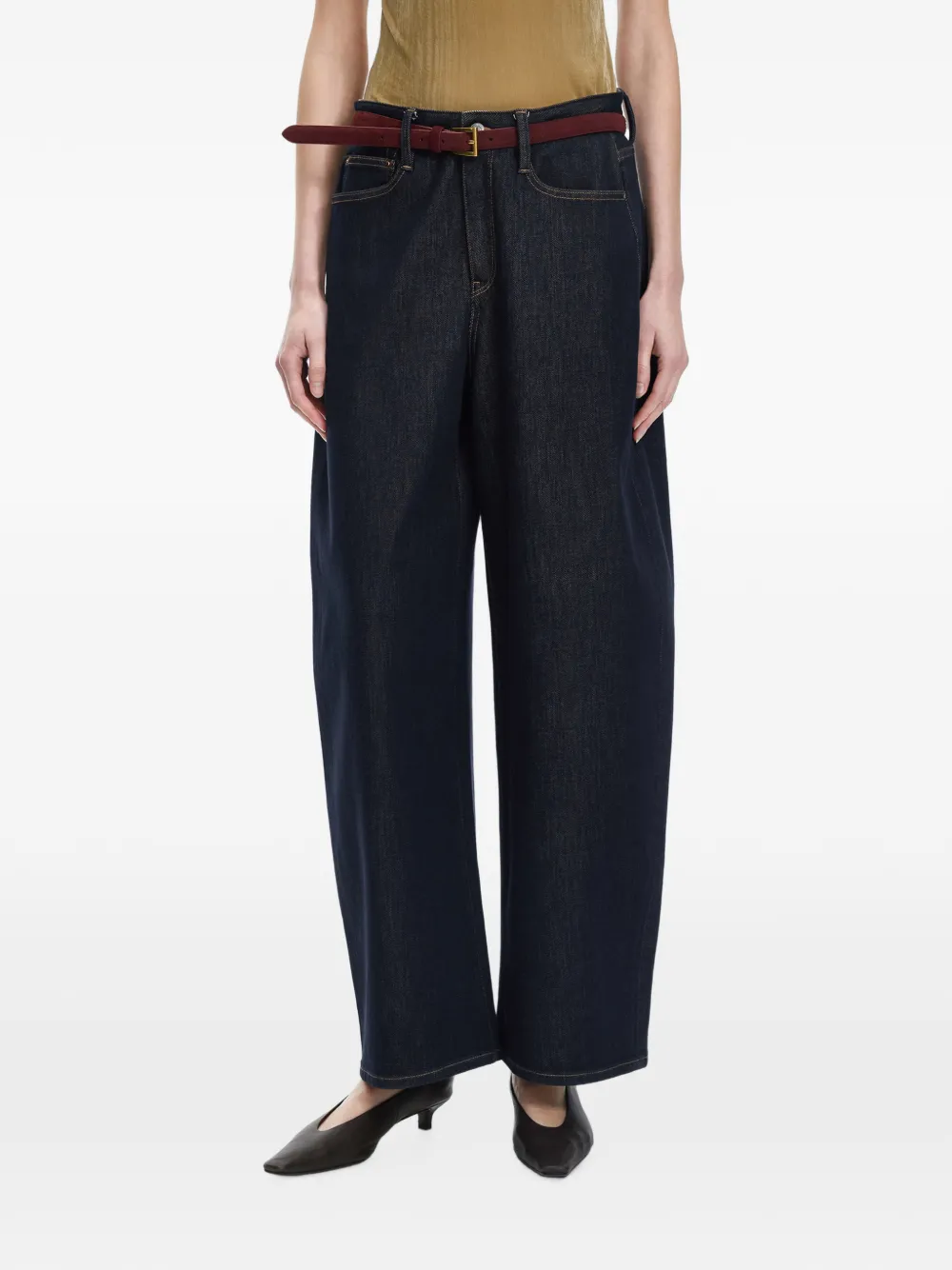 JNBY Ruimvallende jeans met wijde pijpen Blauw