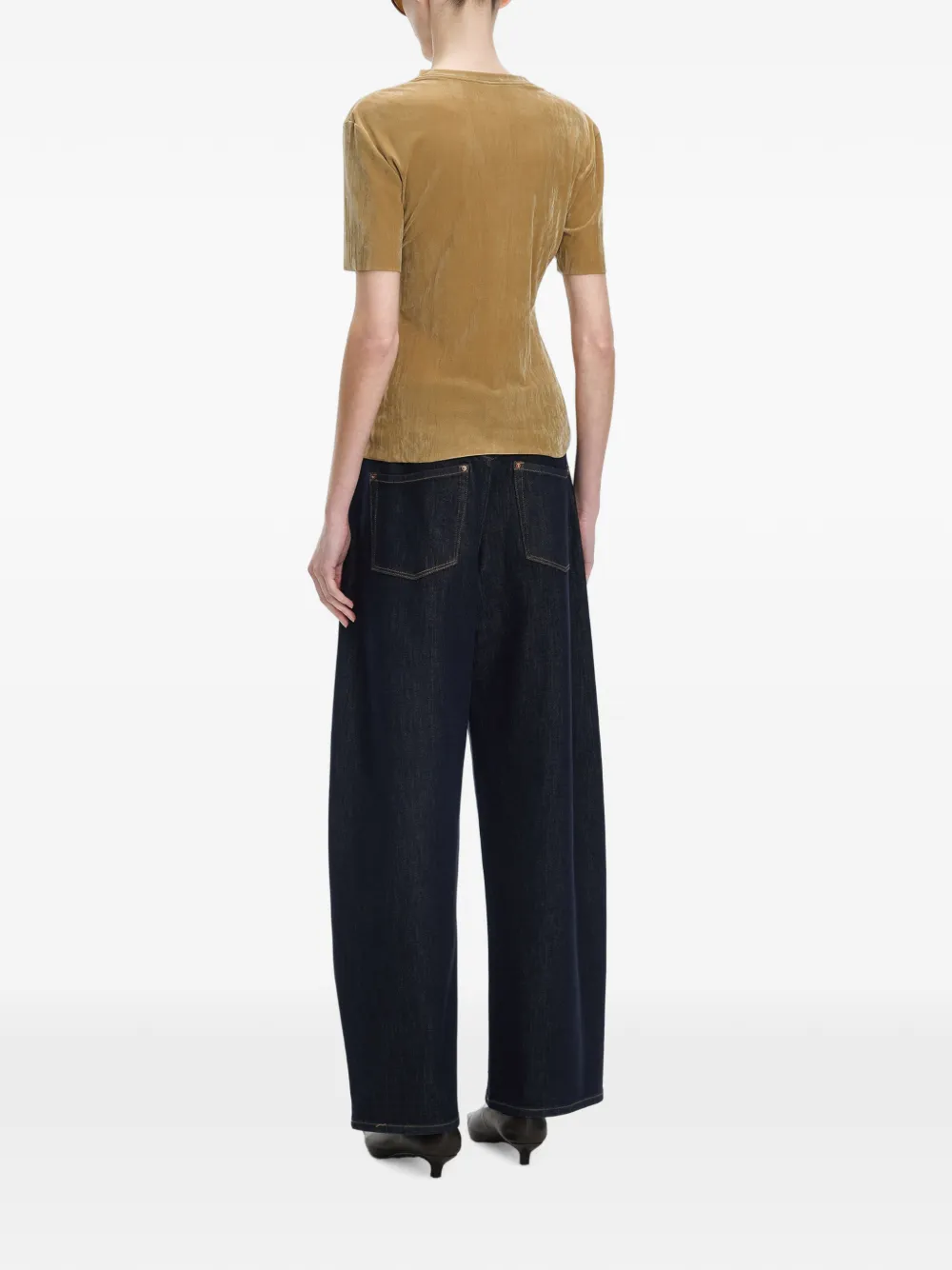 JNBY Ruimvallende jeans met wijde pijpen Blauw